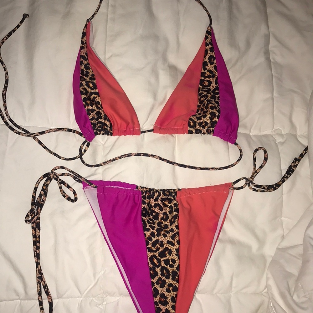 cheetah bikini
